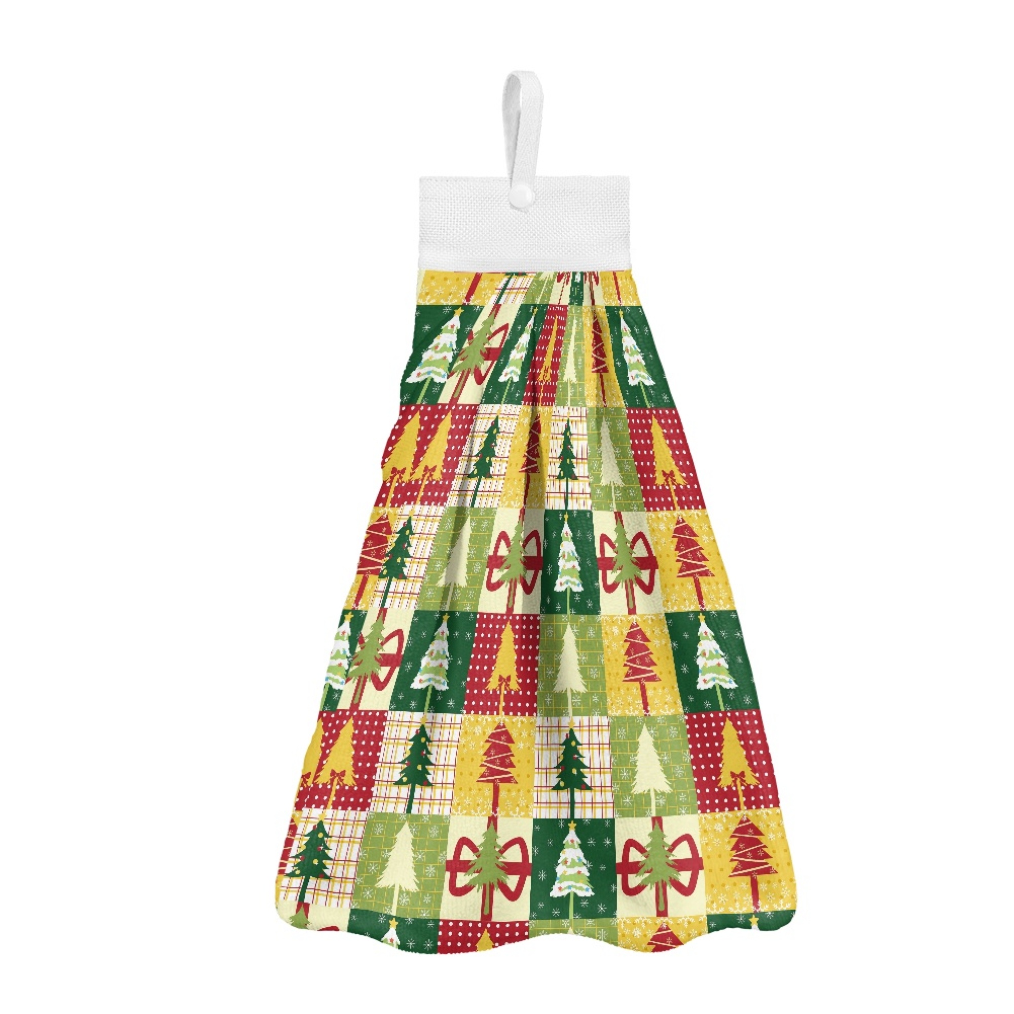 SEANATIVE Christmas Hand Towels for Kitchen Decorative Absorbent Kitchen Towels for Hand Drying Portable Fingertip Towel for Bathroom Washable Dish Towels for Dining Table Coffee Table 2 Pcs