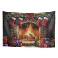 thumbnail image 1 of SEANATIVE Christmas Print Small Tapestry Wall Hanging 36 x 24 inch Home Decoration Small Wall Art Tapestry Washable Wall Hanging Decoration for Party Holiday Bedroom, 1 of 1