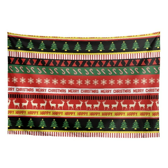 SEANATIVE Christmas Reindeer Tapestries for Bedroom Small Wall Hanging Tapestry Ceiling Tapestry Home Decor Small Tapestry for Office Mini Tapestry Christmas Gifts