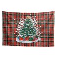 thumbnail image 1 of SEANATIVE Christmas Tree Tapestry Buffalo Grid Wall Tapestry 36H*24W Inches Tapestries for Bedroom Small Tapestry for Bedroom for Living Room Dorm Office, 1 of 6