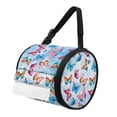 thumbnail image 1 of SEANATIVE Colorful Butterfly Round Paper Towel Bag Hanging Paper Towel Dispenser Cover for Home Office Reusable Round Tissue Holder for Car Toilet Paper Storage Holder Home Decoration, 1 of 7