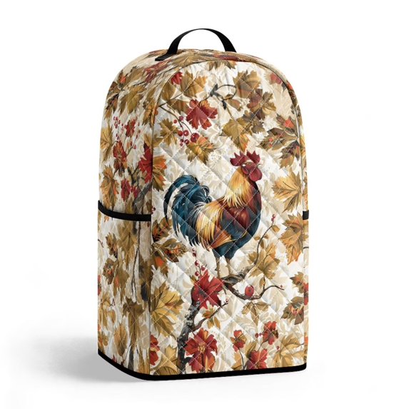 SEANATIVE Countertop Blender Cover Vintage Rooster Fall Leaf