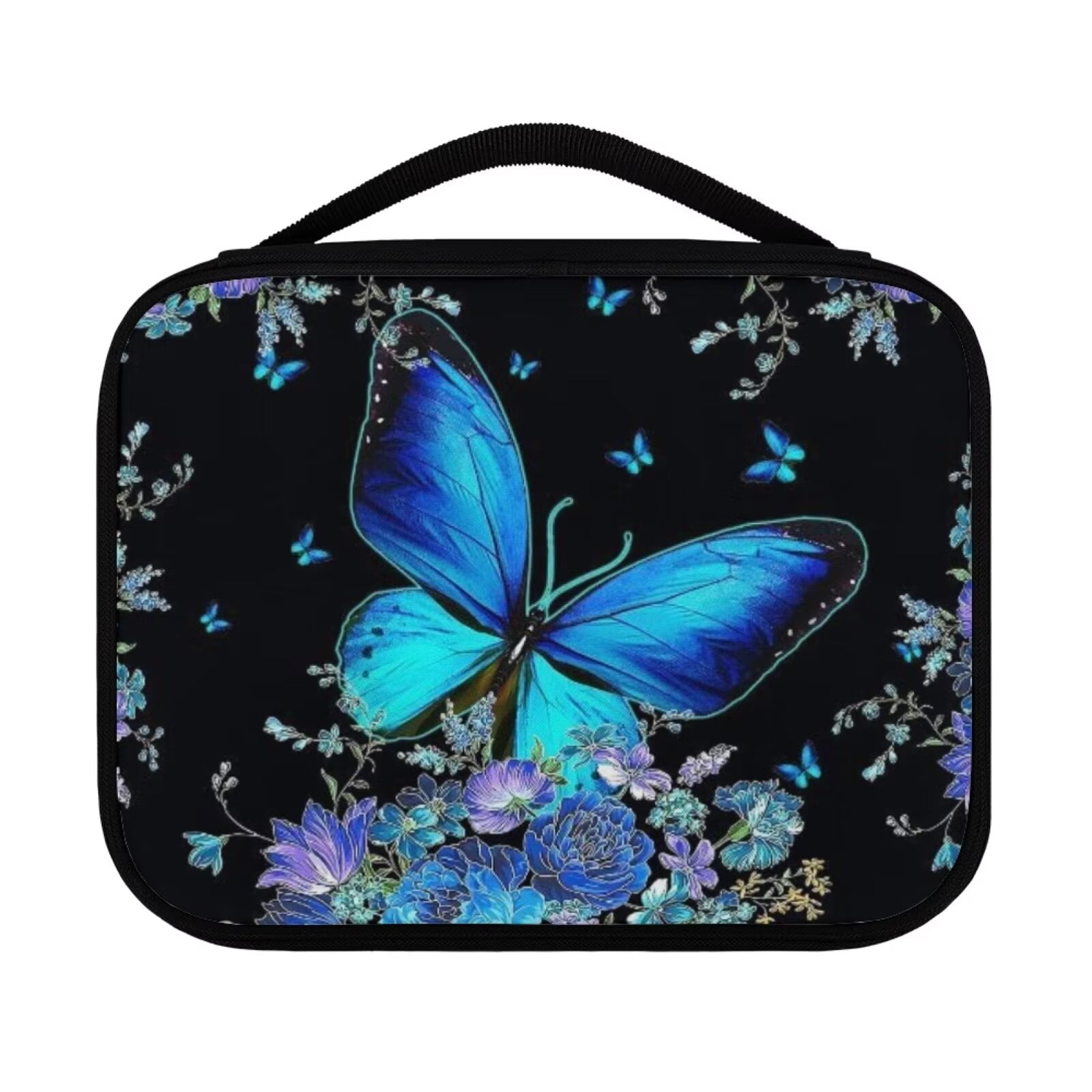 SEANATIVE Floral Butterfly Bible Cover Christian Bible Carrying Book