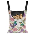 thumbnail image 1 of SEANATIVE Flower Hummingbird Clothespin Organizer Bag 2 Pack Clothespin Storage Organizer with Large Opening Home Deocr Laundry Clothespin Bags Clothespin Storage Hanger Bag, 1 of 7