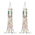 thumbnail image 1 of SEANATIVE Flower Hummingbird Windsock Waterproof Windsock Outdoor Hanging for Festival Decoration Lightweight Flag Wind Socks for Front Door Yard Porch Patio 2 Pieces, 1 of 7