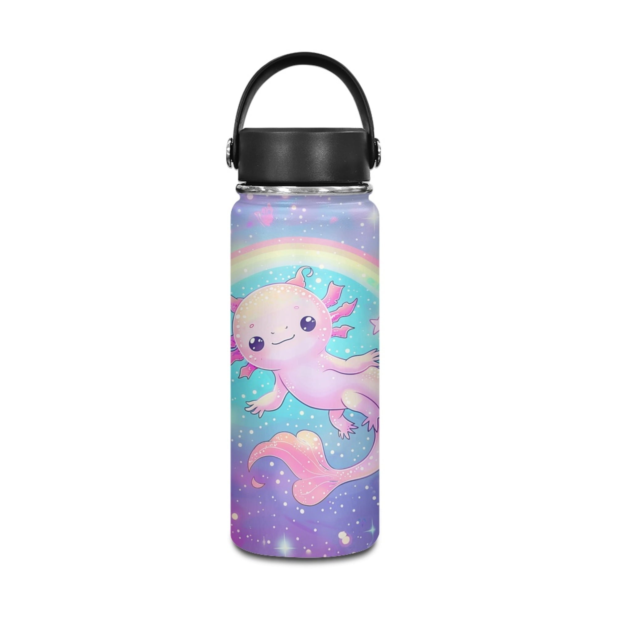 Axolotl Stanley Cup Pouch With Keychain - Neoprene Water Bottle Holder For 30oz/40oz Tumblers