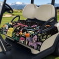 thumbnail image 1 of SEANATIVE Golf Cart Seat Covers, Portable Foldable Golf Cart Seat Towel Blanket, Soft Comfortable Universal Club Car Accessories Fit for EZGO Yamaha, Mushroom Flower Butterfly, 1 of 7