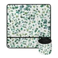 thumbnail image 1 of SEANATIVE Green Palm Leaf Sewing Machine Mat for Table Aesthetic Muffling Mat Sewing Accessories Organizer for Sewing Machine Sew Machine Table Protector, 1 of 6