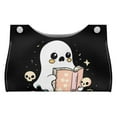 thumbnail image 1 of SEANATIVE Halloween Tissue Box Cover PU Leather Rectangular Tissue Box Holder Cute Ghost Spooky House Tissue Cover Decorative Organizer for Bathroom, Kitchen, Bedroom, Office Desk, Nightstand, 1 of 7