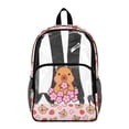 thumbnail image 1 of SEANATIVE Kids Clear Backpack Elementary School Transparent Bookbag See Through Daypack PVC Heavy Duty Clear Bag Children School Accessory, Capybara Strawberry Cherry Blossom Pink, 1 of 7