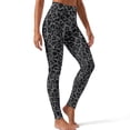 thumbnail image 1 of SEANATIVE Leggings for Women Tummy Control Gray Leopard Print, 2XL, 1 of 6