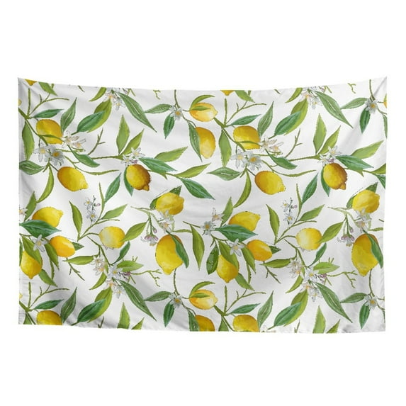 SEANATIVE Lemon Leaf Tapestry Wall Tapestry Decoration Wall Hanging Tapestry for Bedroom Wall Tapestry for Living Room Door Tapestry for Bedroom, Balcony, College Dorm