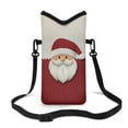 thumbnail image 1 of SEANATIVE Neoprene Crossbody Bags Cell Phone Case Waterproof with Adjustable Strap Universal Travel Bag for Women Men, Phone Pouch for Travel, Beach, 8'' x 4'', Santa Claus Print, 1 of 7