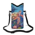 thumbnail image 1 of SEANATIVE Neoprene Mobile Phone Pouch Waterproof and Shockproof Cellphone Protective Bag with Adjustable Strap Lightweight Mini Phone Purse Travel Essentials, Sea Turtle Sea Grass Coralline Blue, 1 of 7