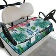 thumbnail image 1 of SEANATIVE Palm Leaves Golf Cart Seat Covers Floral Golf Cart Seat Cover Blanket Cushion Cover with 4 Pockets, Universal Travel Sports Golf Cart Accessories Decoration, 1 of 7