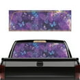 thumbnail image 1 of SEANATIVE Pickup Truck Rear Window Decal 66.9" x 22.4", Waterproof Car Back Window Graphic Decal Easy to Install Pickup Sun Shade Graphic Sticker Car Decor, Butterfly Violet Blue Galaxy, 1 of 7