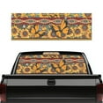 thumbnail image 1 of SEANATIVE Pickup Truck Rear Window Decal Perforated Vinyl See Through Graphic Sticker UV Protection Waterproof Easy Installation Universal Fit Automotive Decals, Tribal Butterfly Sunflower, 1 of 7