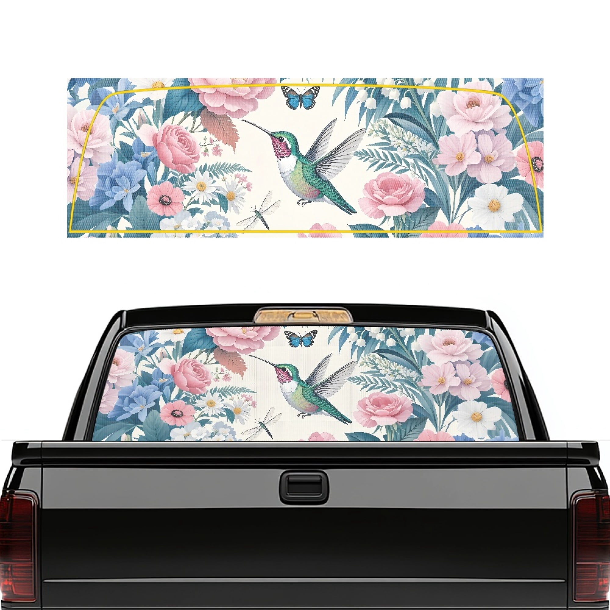 SEANATIVE Rear Window Decal for Trucks,Decorative UV Resistant Car Back ...