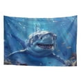 thumbnail image 1 of SEANATIVE Shark Bedroom Tapestry Home Decor Wall Tapestry for Living Room Small Wall Hanging Tapestry Mini Tapestry for Bedroom Tapestry for Small Apartment Small Tapestry, 1 of 6