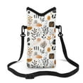 thumbnail image 1 of SEANATIVE Small Crossbody Bag for Women Waterproof Cell Phone Case Mobile Phone Protection Bag Mini Satchel Bags for Moto G Power, G Pure, edge, G52, G82, Abstract Boho Geometric Art Leaf White, 1 of 7