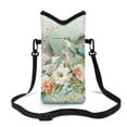 thumbnail image 1 of SEANATIVE Small Crossbody Cell Phone Purse for Women Men Waterproof Cellphone Bag Universal Phone Pouch with Adjustable Strap Compatible with Most Smartphones, Hummingbird Flower Green, 1 of 7