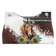 thumbnail image 1 of SEANATIVE Southwest Aztec Tissue Box Cover Horse PU Leather Rectangular Tissue Box Holder Sunflower Decorative Tissue Holder Organizer for Bathroom Vanity Countertop Night Stands Office Desk & Car, 1 of 7
