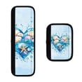 thumbnail image 1 of SEANATIVE Starfish Fridge Door Handle Covers Set of 2 Love Heart Covers for Kitchen Appliances Protector Shell Microwave Handle Wraps Cover Prevent Fingertips Dust Home Decor Accessories, 1 of 7