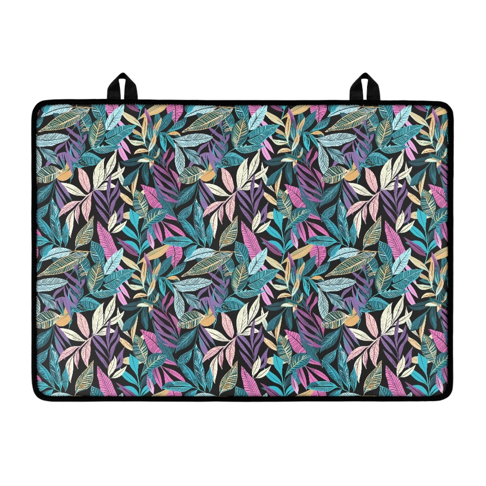 Garucesta Stovetop Cover – Heatproof Induction Cooktop Protector, 29.18x20.96 Inches, Easter Bunny Floral Print