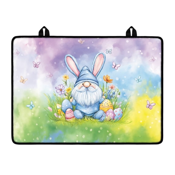 SEANATIVE Stove Cover for Electric Stove Top Heatproof Stove Top Protector Glass Stovetop Non-Slip Mat Induction Cooktops Cover Easy to Clean, Easter Egg Cute Gnome Butterfly Flower