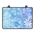 thumbnail image 1 of SEANATIVE Stove Top Cover for Electric Stove Induction Cooktop Protector Mat Decorative Flat Top Stove Cover Mat Scratch-resistant Gas Stove Top Cover 29.18" X 20.96", Snowflake Blue, 1 of 7