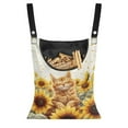 thumbnail image 1 of SEANATIVE Sunflower Cute Cat Clothespin Bag with Hanging Hook Summer Laundry Clothes Pin Holder Aesthetic Clothes Pin Hanging Bag Clothespin Storage Organizer, 1 of 7