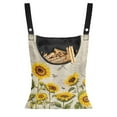 SEANATIVE Sunflower Dragonfly Clothespin Bag with Hanging Hook 2 PCS