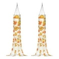 thumbnail image 1 of SEANATIVE Thanksgiving Maple Leaf Windsocks 2 Piece Outdoor Hanging Autumn 40 Inch Wind Sock with Tails Fall Pumpkin Decoration for Yard Garden Patio Home, 1 of 7