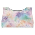 thumbnail image 1 of SEANATIVE Tie Dye Tissue Box Cover Rectangular Tissue Box Holder for Bathroom, Colorful Tissue Box Cover PU Leather Tissue Holder for Kitchen Women Girls Tissue Cover for Car, Home, Dining Table, 1 of 7