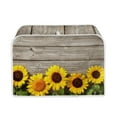 thumbnail image 1 of SEANATIVE Toaster Covers 2 Slice Wide Slot Large Foldable Board Sunflower Toaster Dust Covers Durable Bread Machine Cover for Kitchen, 1 of 6