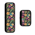 thumbnail image 1 of SEANATIVE Tropical Flowers Fridge Handle Covers Set of 2 Kitchen Appliance Gloves Anti-Slip for Ovens Dishwashers Keep Kitchen Appliance Clean Indoor Home Decoration, 1 of 7