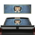 thumbnail image 1 of SEANATIVE Truck Back Window Decal Perforated See Through Graphic Sun Protection Window Decal Universal Fit Automotive Graphic Decor for Most Trucks Pickups, Cute Cat Blue Pattern, 1 of 7