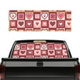 thumbnail image 1 of SEANATIVE Truck Back Window Decal Valentine's Day Vinyl Stickers Sun Block UV Protection Waterproof Auto Rear Window Graphic for Truck Pickup SUV, Heart-shaped Patchwork Pink Red, 1 of 7