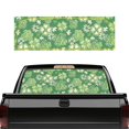 thumbnail image 1 of SEANATIVE Truck Decals for Back Window Waterproof Decorative Back Window Decal for Pickup Trucks See Through Vinyl Wrap St. Patrick's Day Car Exterior Decor, Green Four Leaf Clover, 1 of 7