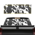thumbnail image 1 of SEANATIVE Truck Rear Window Decal 66.9" x 22.4" Back Window Graphic Decal for Trucks Pickup SUV Perforated Vinyl Graphic Stickers Universal Fit Car Decorations, Cow Print White Black, 1 of 7