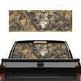 thumbnail image 1 of SEANATIVE Truck Rear Window Decal Perforated One Way See Through Rear Window Graphic Privacy Protection Universal Vehicle Decals for Pickup Truck Car Decor, Wolf Camo Hunting Forest, 1 of 7
