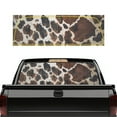 thumbnail image 1 of SEANATIVE Truck Rear Window Decal Perforated One Way See Through Vinyl Graphic Sticker Universal Fit Back Window Car Outdoor Decor for Most Trucks Pickups SUVs, Black Brown Cow Print, 1 of 7