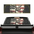 thumbnail image 1 of SEANATIVE Truck Rear Window Decal Removable Patriotic Decoration See Through Full Cover Graphic Sticker for Pickup Back Window, 66.9 x 22.4 Inch, Cartoon Deer American Flag Tree, 1 of 7