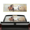thumbnail image 1 of SEANATIVE Truck Rear Window Graphic Decal Printed Full Coverage Graphic Sticker Auto Rear Window Film for Pickups Trucks (66.9 x 22.4 Inch), Easy to Install, Horse Animal Pattern, 1 of 7
