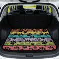 thumbnail image 1 of SEANATIVE Trunk Cargo Mat for Pets Dogs, Scratch-Proof Rear Trunk Protection Mat All Weather Heavy Duty Cargo Liner Anti-Slip Universal Car Trunk Protector, Paw Wood Grain, 1 of 3