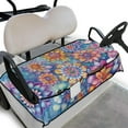 thumbnail image 1 of SEANATIVE Vintage Boho Flowers Golf Cart Seat Covers with Pockets Breathable Golf Cart Seat Towel Golf Cart Seat Towel Blanket for 2 Person Seats Suitable for All Weather, 1 of 7