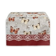 SEANATIVE Vintage Butterfly Toaster Covers 4-Slice Reusable Kitchen Appliance Covers for Broiler Lightweight Bread Toaster Cover Wide Slot