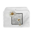 thumbnail image 1 of SEANATIVE White Daisy Toaster Cover 4-Slice Wear-Resistant Bread Maker Dust Cover Reusable Bread Machine Cover Wide Slot for Kitchen Decoration, 1 of 6