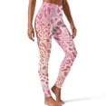 thumbnail image 1 of SEANATIVE Workout Yoga Leggings for Women Leopard Print Light Pink, 3XL, 1 of 6