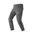 thumbnail image 1 of SEAOPEN Athletic Work Pants for Men Ripstop Tactical Cargo Pants Slim Fit Track Pants Lightweight Workout Pants Multi-Pocket Back to School Gray,L, 1 of 3